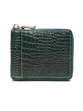 Load image into Gallery viewer, Men&#39;s  Croco Leather Two Fold Wallet
