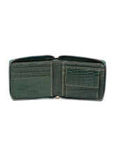 Load image into Gallery viewer, Men&#39;s  Croco Leather Two Fold Wallet
