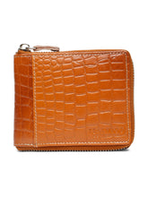 Load image into Gallery viewer, Men&#39;s  Croco Leather Two Fold Wallet
