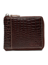 Load image into Gallery viewer, Men&#39;s  Croco Leather Two Fold Wallet
