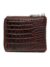 Load image into Gallery viewer, Men&#39;s  Croco Leather Two Fold Wallet
