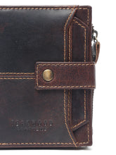 Load image into Gallery viewer, TEAKWOOD LEATHER MEN BROWN GENUINE LEATHER TWO FOLD WALLET
