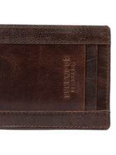 Load image into Gallery viewer, Teakwood Leathers men brown RFID Protected two fold wallet
