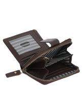 Load image into Gallery viewer, Teakwood Leather Men&#39;s Brown Textured Wallet
