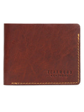 Load image into Gallery viewer, Men&#39;s Brown Two Fold Wallet
