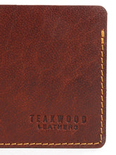 Load image into Gallery viewer, Men&#39;s Brown Two Fold Wallet
