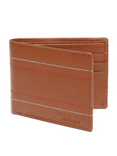 Load image into Gallery viewer, Men's Brown Leather Two-Fold Wallet
