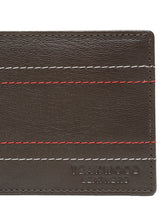 Load image into Gallery viewer, Men's Brown Leather Two-Fold Wallet
