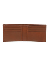 Load image into Gallery viewer, Men's Brown Leather Two-Fold Wallet
