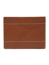 Load image into Gallery viewer, Men's Brown Leather Two-Fold Wallet
