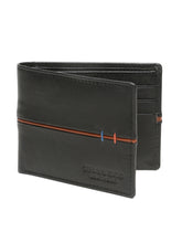 Load image into Gallery viewer, Men's Leather Two-Fold Wallet With Contrasting  Piping

