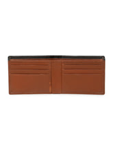 Load image into Gallery viewer, Men’s Two-Fold  Leather Wallet With Contrast Strap
