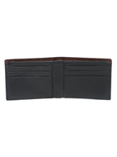 Load image into Gallery viewer, Men’s Two-Fold  Leather Wallet With Contrast Strap
