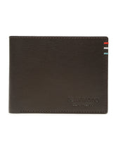 Load image into Gallery viewer, Men's Leather Wallet with Multi-Color Stitch Detailing
