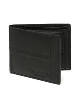 Load image into Gallery viewer, Men’s Dual-Texture Paneling Bifold Leather Wallet
