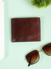 Load image into Gallery viewer, Men's Solid Leather Bi-Fold Wallet
