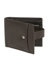Load image into Gallery viewer, Men's  Leather Bi-Fold Wallet with Snap Button Closure
