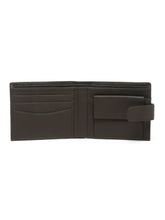 Load image into Gallery viewer, Men's  Leather Bi-Fold Wallet with Snap Button Closure
