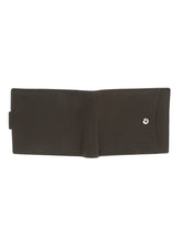 Load image into Gallery viewer, Men's  Leather Bi-Fold Wallet with Snap Button Closure
