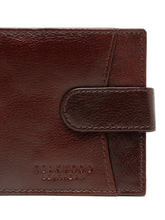 Load image into Gallery viewer, Men's  Leather Bi-Fold Wallet with Snap Button Closure
