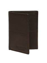 Load image into Gallery viewer, Men’s Brown Leather Tri-Fold Wallet

