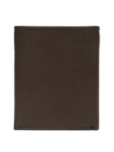 Load image into Gallery viewer, Men’s Brown Leather Tri-Fold Wallet

