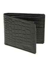 Load image into Gallery viewer, Men's Croco Texture Leather Bi-Fold Wallet
