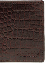 Load image into Gallery viewer, Men's Croco Texture Leather Bi-Fold Wallet
