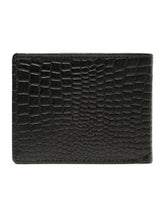 Load image into Gallery viewer, Men's Croco Texture Leather Bi-Fold Wallet
