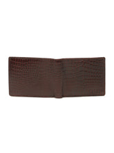 Load image into Gallery viewer, Men's Croco Texture Leather Bi-Fold Wallet
