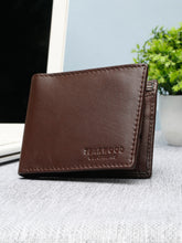 Load image into Gallery viewer, Leather Men Bi-fold wallet
