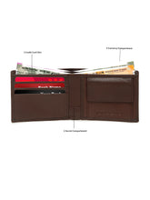 Load image into Gallery viewer, Leather Men Bi-fold wallet
