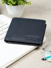 Load image into Gallery viewer, Men's solid Leather Two Fold Wallet
