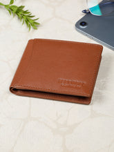 Load image into Gallery viewer, Men&#39;s solid Leather Two Fold Wallet
