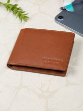 Load image into Gallery viewer, Men's solid Leather Two Fold Wallet
