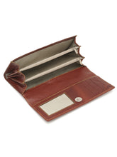 Load image into Gallery viewer, Teakwood Genuine Leather Brown Color Wallet
