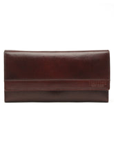 Load image into Gallery viewer, Teakwood Genuine Leather Maroon Color Wallet
