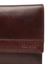 Load image into Gallery viewer, Teakwood Genuine Leather Maroon Color Wallet
