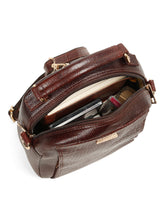 Load image into Gallery viewer, Teakwood Leathers Solid Textured Backpack cum Side Bag (2 in 1)
