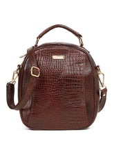 Load image into Gallery viewer, Women's Texture Leather Backpack
