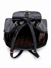 Load image into Gallery viewer, Teakwood Leathers Solid Textured Backpack
