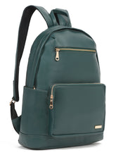 Load image into Gallery viewer, Women&#39;s GREEN solid Leather backpack
