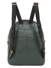 Load image into Gallery viewer, Women Green Texture Leather Backpack
