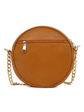 Load image into Gallery viewer, Women Round Mango Quilted Leather Sling Bag
