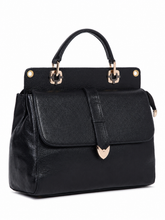 Load image into Gallery viewer, Teakwood Leathers Solid Structured Women Leather Handheld Bag
