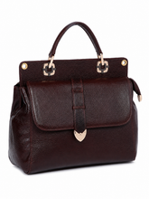 Load image into Gallery viewer, Teakwood Leathers Solid Structured Women Leather Handheld Bag
