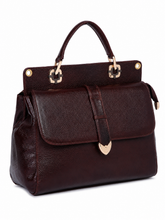 Load image into Gallery viewer, Teakwood Leathers Solid Structured Women Leather Handheld Bag

