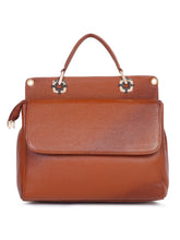 Load image into Gallery viewer, Teakwood Leathers Solid Structured Women Leather Handheld Bag
