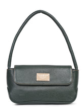 Load image into Gallery viewer, Green Leather Structured Shoulder Bag
