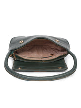 Load image into Gallery viewer, Green Leather Structured Shoulder Bag

